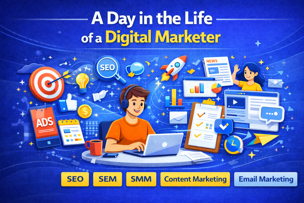 A Day in the Life of a Digital Marketer