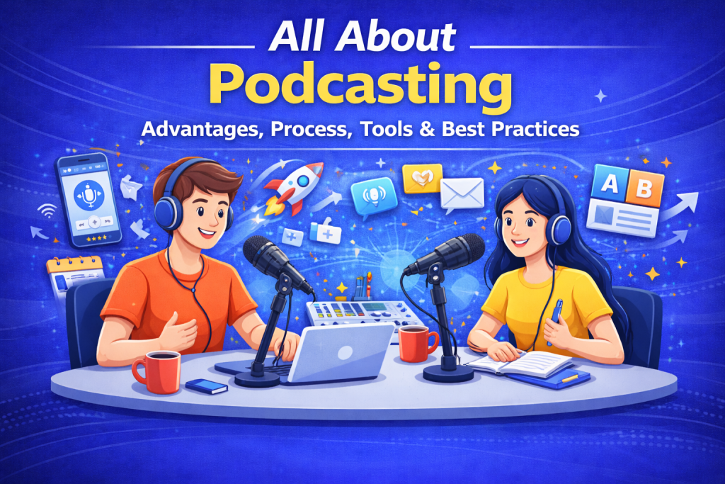All About Podcasting - Advantages, Process, Tools & Best Practices