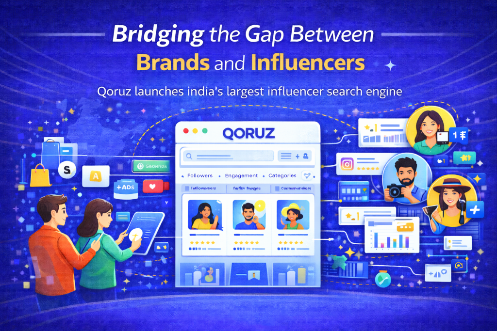 Bridging the Gap Between Brands and Influencers Qoruz Launches India’s Largest Influencer Search Engine