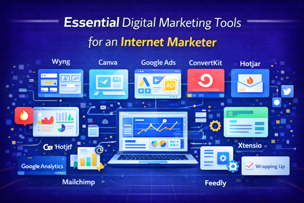 Essential Digital Marketing Tools for an Internet Marketer