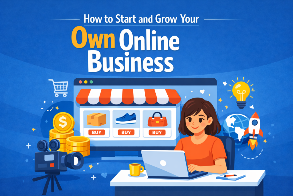 How to Start and Grow Your Own Online Business