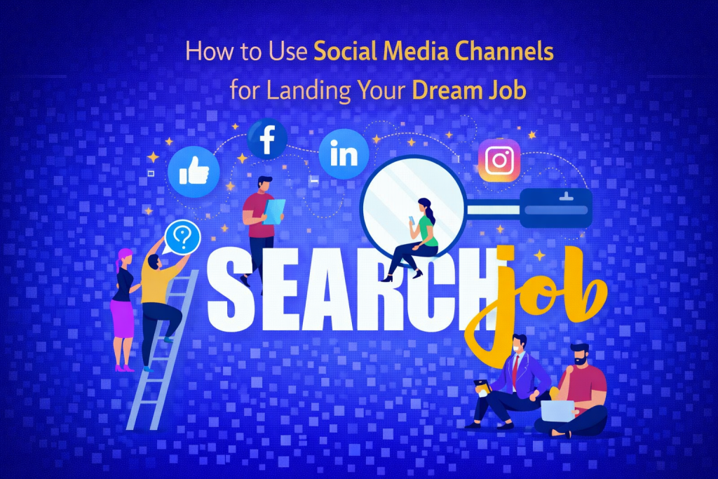 How to Use Social Media Channels for Landing Your Dream Job