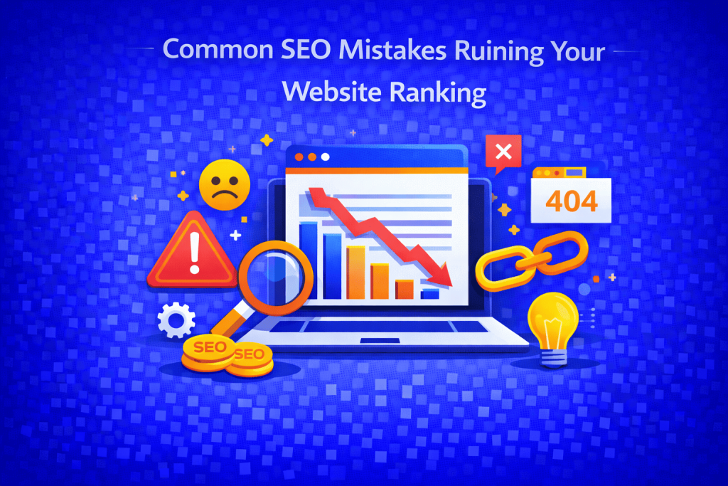 Common SEO Mistakes Ruining Your Website Ranking
