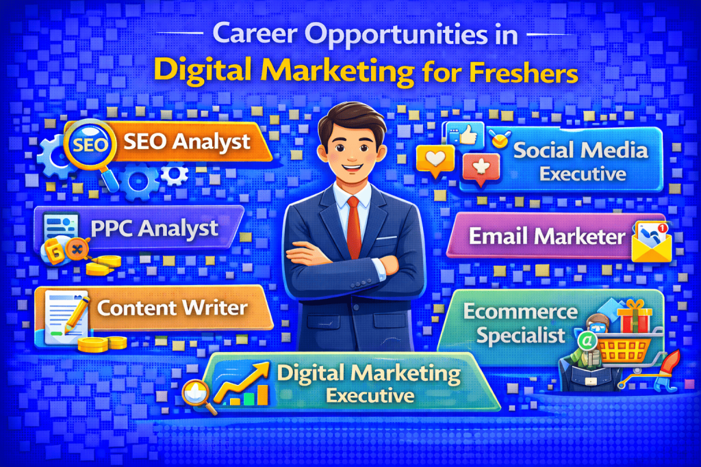Career Opportunities in Digital Marketing for Freshers