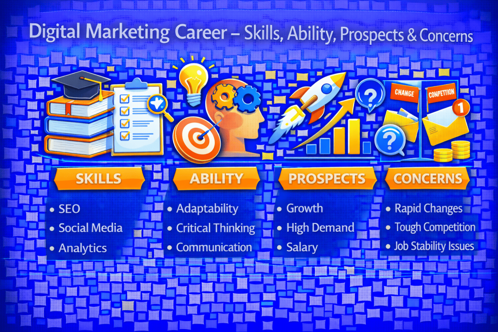 Digital Marketing Career - Skills, Ability, Prospects & Concerns