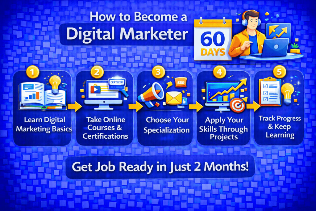 How to Become a Digital Marketer in 60 Days
