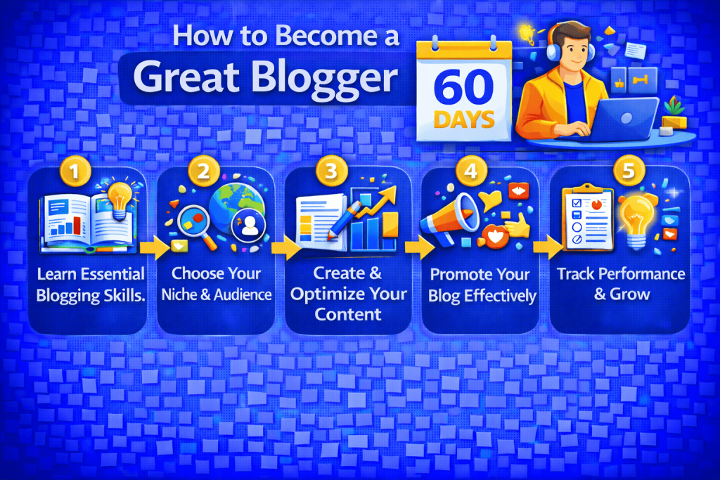 How to Become a Great Blogger in 60 Days