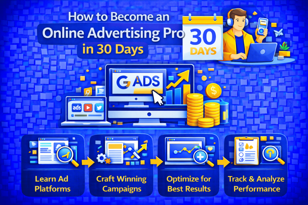 How to Become an Online Advertising Pro in 30 Days