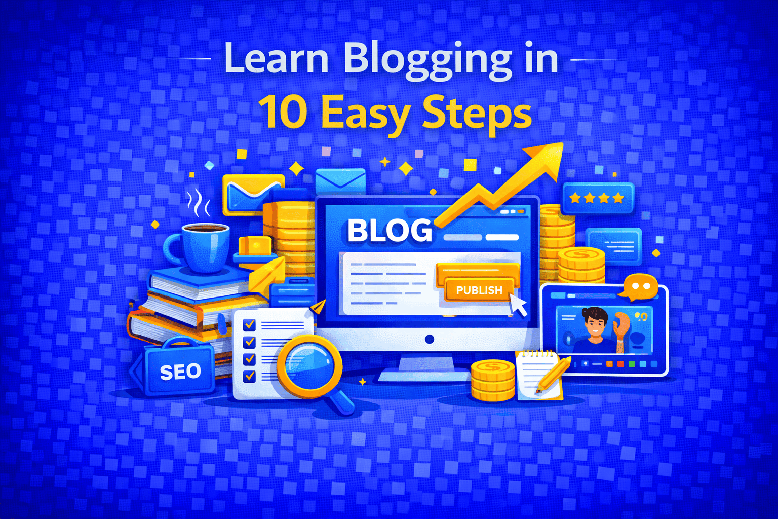 Learn Blogging in 10 Easy Steps