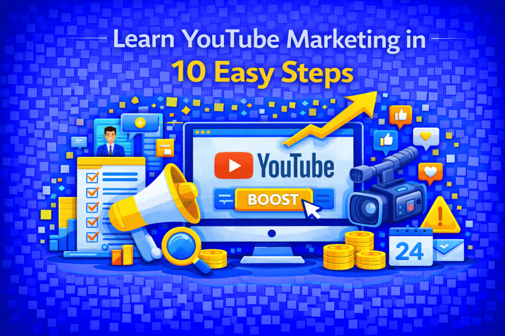 Learn YouTube Marketing in 10 Easy Steps